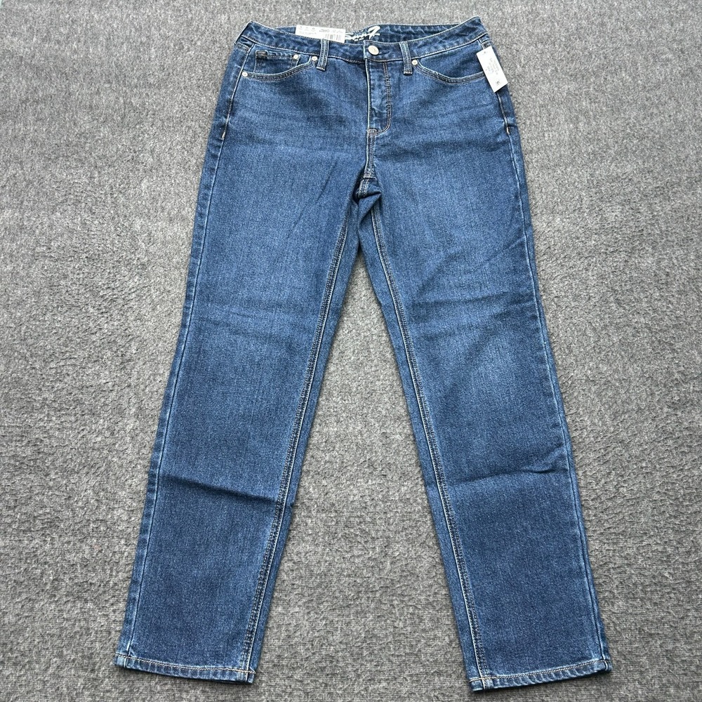 Seven 7 Jeans Size 6 Womens Mom High Rise Slim Straight Leg Fitted Denim - Picture 2 of 9
